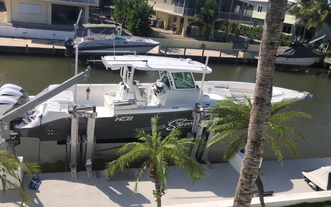 Protection and regular maintenance for boat lift in Stuart.